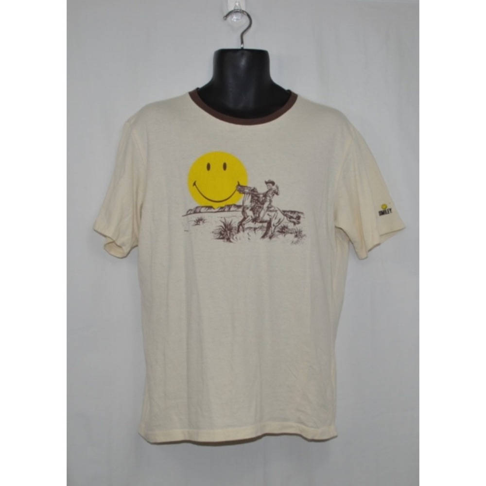 Unisex RSQ Sz: S Smiley Originals Western Skeleton Sunshine Cowboy Tee